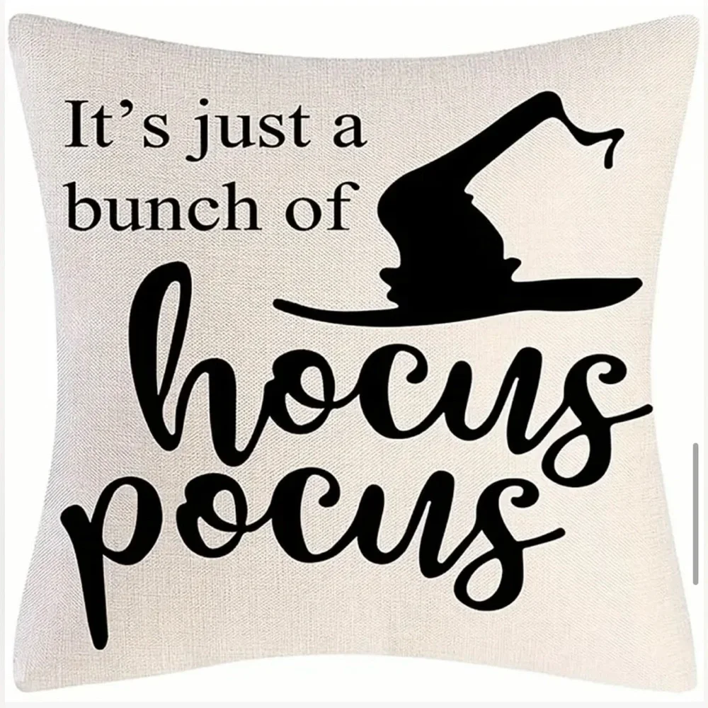 NEW-4 HALLOWEEN THROW PILLOW COVERS